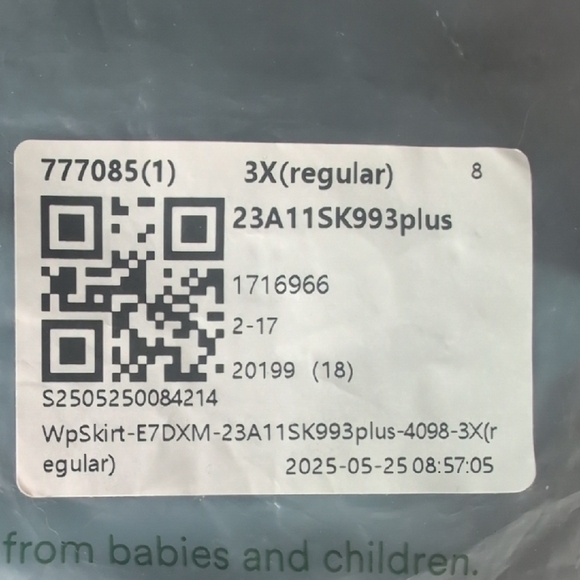 HALARA Teal Maxi Skirt with Side Slit - Picture 6 of 6